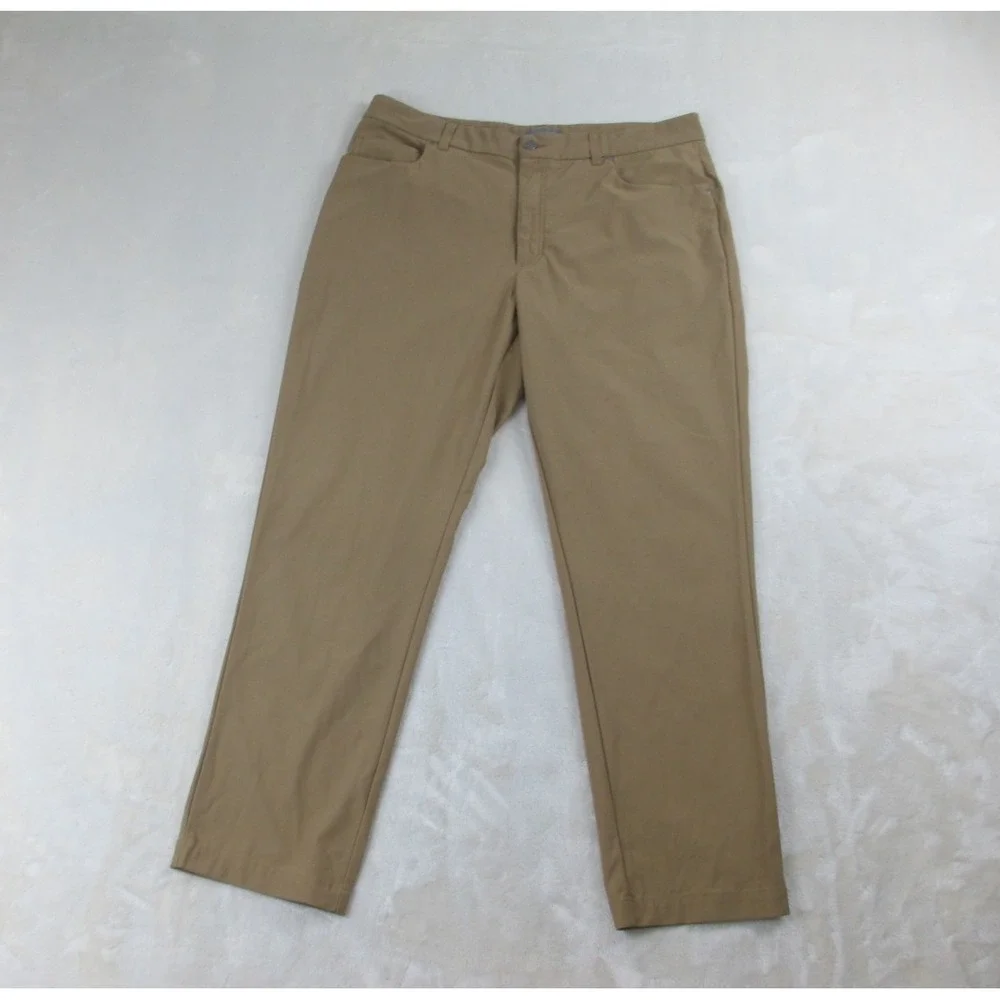 VRST Pants Mens 36 Brown Tan Khaki Chino Limitless Stretch‎ Golf Casual 36X30